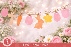 Easter Gift Tag Paper Craft Templates SVG PNG PDF Product Image 2