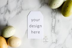 Easter Gift Tag Mockup JPG File Product Image 1