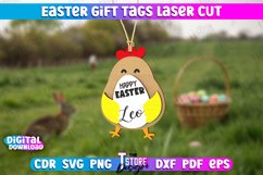 Easter Gift Tag Laser Cut Bundle, Engraved Easter Bunny Tags Product Image 11