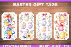 Watercolor Easter Gift Tags Printable Designs Bundle Product Image 6