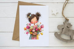 Easter girl clipart Sublimation Product Image 3