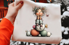 Easter Girl Clipart Sublimation PNG Product Image 2