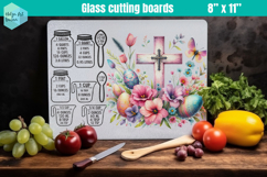 Pink Easter Glass Cutting Boards Kitchen Conversion Product Image 1