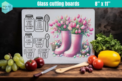 Pink Easter Glass Cutting Boards Kitchen Conversion Product Image 1