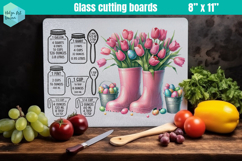 Pink Easter Glass Cutting Boards Kitchen Conversion Product Image 1