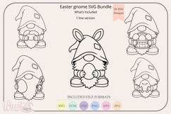 Easter Gnome SVG Bundle, Cute Spring Gnome SVG Cut Files Product Image 2