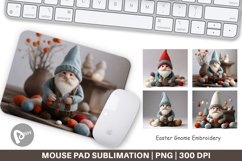 Mouse Pad Easter Gnome Embroidery Product Image 1