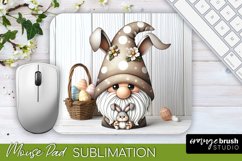 Easter Gnome Mouse Pad Sublimation - PNG Design for Mousepad