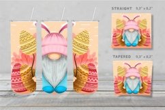 Easter Gnome Tumbler Wrap, Easter 20oz Skinny Tumbler PNG Product Image 4