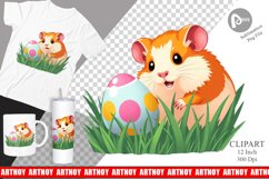 Easter Hamster Clipart Product Image 1