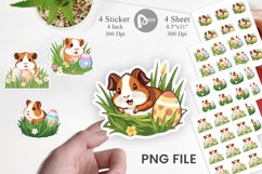 Easter Hamster Sticker Product Image 1