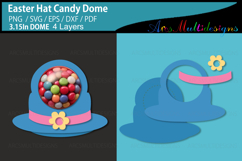 Easter Hat Candy Dome Holder Product Image 1