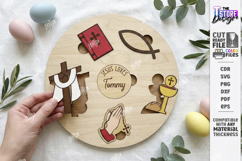 He Is Risen Puzzle Laser Cut Bundle | Christian Easter Story Product Image 3