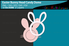 Easter bunny head candy dome Product Image 3