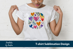 Easter Heart Tshirt Sublimation bundle