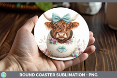 GorgeousEaster Round Coaster design.
