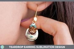 GorgeousEaster Teardrop Earrings design.