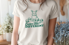 Easter Hits Different SVG Funny Easter Bunny Sarcastic PNG Product Image 2