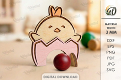 Easter Kids Croquet Hoop Laser Cut. Kids Game SVG Product Image 1