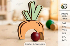 Easter Kids Croquet Hoop Laser Cut. Kids Game SVG Product Image 1