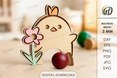 Easter Kids Croquet Hoop Laser Cut. Kids Game SVG Product Image 1