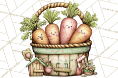 Adorable Easter Kids Clipart, Playful Children Clip Art PNG Product Image 4