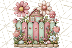 Adorable Easter Kids Clipart, Playful Children Clip Art PNG Product Image 5