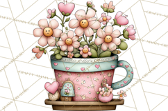 Adorable Easter Kids Clipart, Playful Children Clip Art PNG Product Image 2