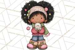 Adorable Easter Kids Clipart, Playful Children Clip Art PNG Product Image 3