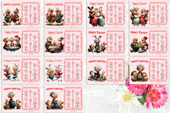 Happy Easter cutting board bundle Funny elderly lady PNG Product Image 4