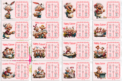 Happy Easter cutting board bundle Funny elderly lady PNG Product Image 2