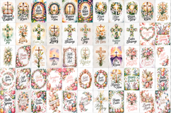 Easter kitchen towel bundle | Coquette Spring Christian png Product Image 4