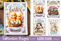 Easter Kitchen Towel 4 PNG Retro PNG Sublimation Product Image 4