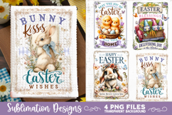 Easter Kitchen Towel 4 PNG Retro PNG Sublimation Product Image 3