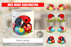 Mug Wrap Easter Ladybug Product Image 1