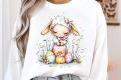 Easter Lamb Sweet Joy Clipart Product Image 2