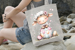 Easter Lamb Sweet Joy Clipart Product Image 3