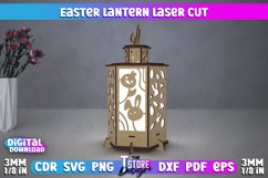 Easter Lantern | 3D Lantern | Shadow Lamp | Desktop Lamp|CNC Product Image 1