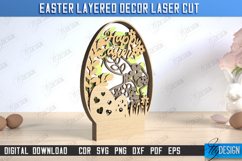 Easter Layered Décor | 3D Easter Table Decoration | Holiday Product Image 1