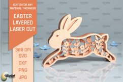 Easter Layered Decor SVG Bundle. 3D Easter Laser Cut Product Image 12