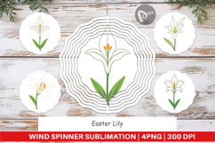 Wind Spinner Easter Lily Product Image 1