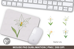 Mouse Pad Easter Lily Product Image 1