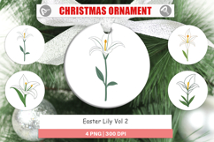 Ornament Easter Lily Product Image 1