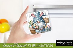 Easter Magnet Bundle Easter Gnome Fridge Magnet Sublimation