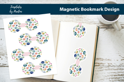 Round Easter Magnetic Bookmark Bundle, Printable Book Marks Product Image 17