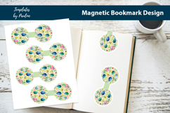 Round Easter Magnetic Bookmark Bundle, Printable Book Marks Product Image 18