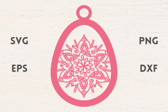 Mandala Easter Egg decoration SVG Product Image 1