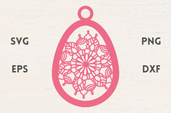 Mandala Easter Egg ornament SVG Product Image 1