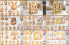 Easter Mega Bundle Laser Cut | Religious Set | Easter Bunny Product Image 5