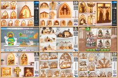 Easter Mega Bundle Laser Cut | Religious Set | Easter Bunny Product Image 6